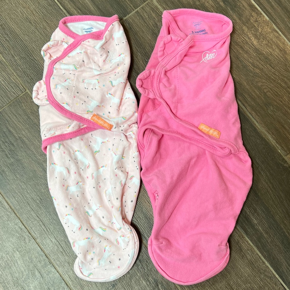 Baby infant Swaddle Me sleep sack, set of 2